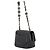 Chanel Mini Flap Shoulder Bag Chocolate Bar aus schwarzem Lammleder - Ansicht 2