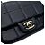 Chanel Mini Flap Shoulder Bag Chocolate Bar aus schwarzem Lammleder - Ansicht 6