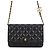Cartera con cadena Chanel Matelassé Negro