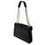Autre Marque Saint Laurent Black Large Chevron Grain de Poudre Monogram Envelope Bag - view 2