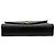 Autre Marque Saint Laurent Black Large Chevron Grain de Poudre Monogram Envelope Bag - view 3