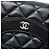 Chanel Clutch 31 in vitello lucido stropicciato nero con catena - vista 5