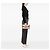 Autre Marque Pouch Uptown Saint Laurent in tela marrone - vista 5