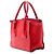 Prada Red Small Glace Calf Twin Pocket Satchel - view 2