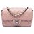Chanel Pink Mini Rectangular Classic Caviar Single Flap Rosa