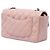 Chanel Pink Mini Rectangular Classic Caviar Single Flap Rosa - vista 2