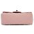 Chanel Pink Mini Rectangular Classic Caviar Single Flap Rosa - vista 3