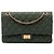 Chanel Green Quilted Jersey Reissue 2.55 Double Flap 227