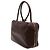 Miu Miu Beau Handtasche Large aus braunem Kalbsleder mit Logo Dunkelbraun - Ansicht 2
