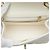 Chanel White Mini Square Classic Lambskin Single Flap Bianco - vista 4