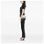 Chanel White Mini Square Classic Lambskin Single Flap Bianco - vista 5