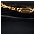 Autre Marque Saint Laurent Borsa a Tracolla Kate Piccola in Vernice Glitter Blu - vista 4