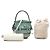 LOEWE Bicolor Leder-Bucket Bag mit Fransen in Grün Hellgrün - Ansicht 7
