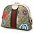 Gucci Beige Small GG Supreme Web Flora Ophidia Dome Crossbody - vista 2