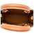 Céline Celine Mini Triomphe Coated Canvas Vertical Cabas Satchel Marrone Marrone scuro - vista 4