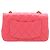 Chanel Pink Mini Rectangular Classic Lambskin Lucky Charms Single Flap Rosa - vista 2