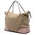 Borsa Gucci Beige Large GG Canvas Bree Fold Over - vista 2