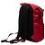 Fendi Vocabulary Hope Rucksack aus rotem Nylon - Ansicht 2