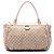 Borsa Tote Gucci Abbey D Ring in tela GG beige