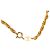 Collana con pendente a trifoglio Chanel Gold CC placcata oro e resina D'oro - vista 6