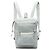 Bottega Veneta White Canvas Intrecciato Webbing Backpack