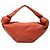 Bottega Veneta Orange Mini Calfskin Double Knot Arancione