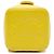 Chanel Vanity Case Small CC Matelassé in Pelle d'Agnello Gialla con Catena Giallo - vista 3
