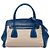 Prada Canapa Satchel mit beige Saffiano-Lederbesatz