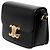 Céline Celine Black Teen Shiny Calfskin Triomphe Crossbody Nero - vista 2
