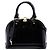 Louis Vuitton Black Monogram Vernis Alma BB Schwarz