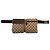 Bolso cinturón Gucci de lona GG beige con doble bolsillo