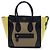 Céline Celine Luggage Tote Micro aus tricolor Leder in Braun Taupe