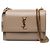 Autre Marque Saint Laurent Beige Medium Calfskin Monogram Sunset Crossbody - vista 5