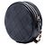 Chanel Black CC gesteppte glänzende Lammleder runde Crossbody-Tasche Schwarz - Ansicht 2