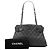 Sac Chanel Coco Loop Tote Petit en Agneau Matelassé Gris Marron Gris anthracite - vue 8