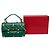 Borsa Satchel Valentino Roman Stud Large in Nappa Verde - vista 6