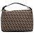 Borsa a mano Fendi in tela Zucchino marrone Marrone scuro