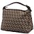 Borsa a mano Fendi in tela Zucchino marrone Marrone scuro - vista 2