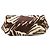 Salvatore Ferragamo Bolso Tote de paja con estampado de cebra marrón Ferragamo - vista 3