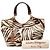 Salvatore Ferragamo Bolso Tote de paja con estampado de cebra marrón Ferragamo - vista 7
