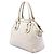Borsa Satchel Gucci Guccissima Scarlett Media Bianca Bianco Crudo - vista 2
