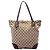 Gucci Beige GG Canvas GG Charm Tote
