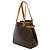 Borsa Tote Verticale Louis Vuitton Brown Monogram Batignolles Marrone - vista 2