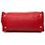 Borsa Satchel Prada Small in capretto intrecciato Madras Rossa Rosso - vista 3