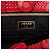 Borsa Satchel Prada Small in capretto intrecciato Madras Rossa Rosso - vista 5