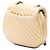 Chanel Gold CC Chevron Metallic Aged Calfskin Bubble Flap - vista 2