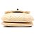 Chanel Gold CC Chevron Metallic Aged Calfskin Bubble Flap - vista 3