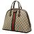 Gucci Beige Medium GG Supreme Ophidia Web Satchel Tasche - Ansicht 2