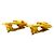 Orecchini a clip ovali placcati oro Chanel Gold CC D'oro - vista 8