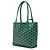 Goyard Green Mini Goyardine Reversible Anjou Verde - vista 2
